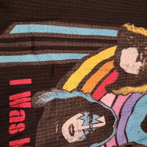 TORRID Kiss Waffle Knit Graphic Top Size 4 - Picture 7 of 12